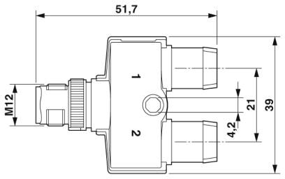 Phoenix contact 1436107 SAC-5PY-M/2X10,0-920 Системный кабель шины