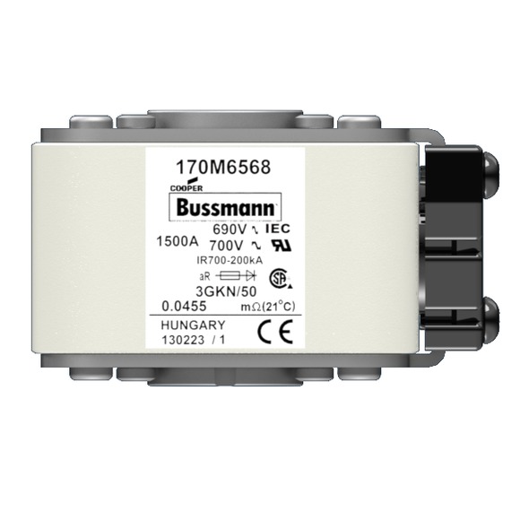 170M6569 Быстрый предохранитель 1600A 690V 3GKN/65 AR UC