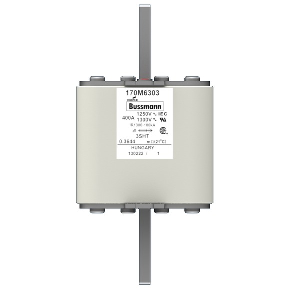 170M6303 Быстрый предохранитель 400A 1250V 3SHT AR CU