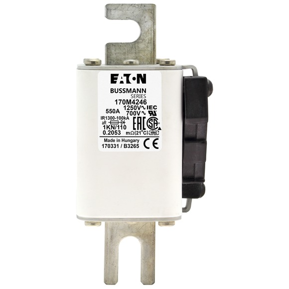 170M4246 Быстрый предохранитель 550A 1250V 1KN/110 AR CU