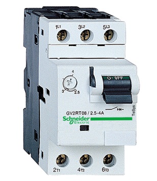 Автоматический выключатель с комбнированным расцепителем 1-1, 6А GV2RT06 Schneider Electric
