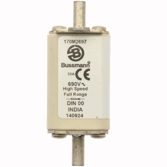 170M2697 Быстрый предохранитель 50A 690V DIN 00 GR