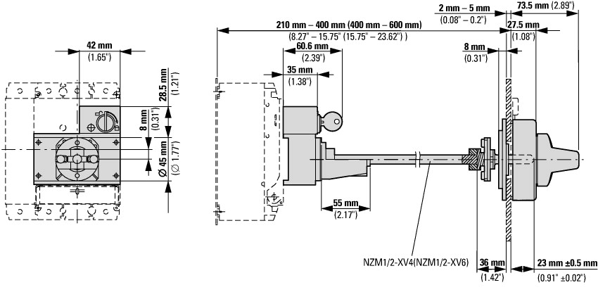260166 NZM1-XTVD Управляющая ручка (арт.260166)