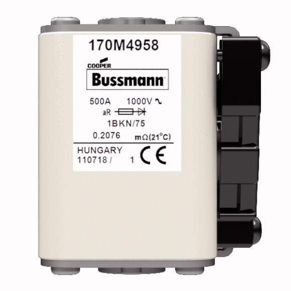 170M4958 Быстрый предохранитель 500A 1000V 1BKN/75 AR