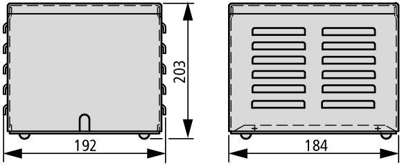 200624 Оболочка для трансформатора, IP23, ГхВхШ = 231x254x203 мм (+IP23/3)