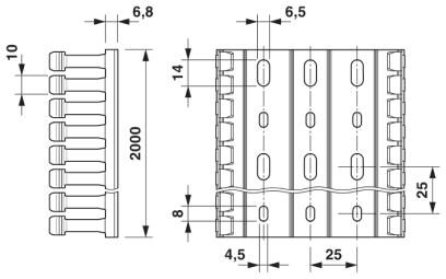 Phoenix contact 3240320 CD 80X80 BU Кабельный канал