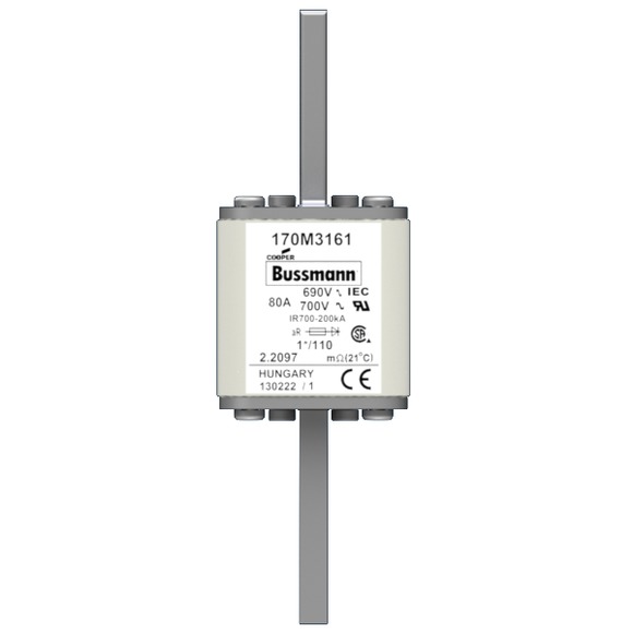 170M3158 Быстрый предохранитель 40A 690V 1*/110 AR UC