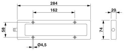 Phoenix contact 2702491 PLD M 280 W-40 284 Светодиодный станочный светильник