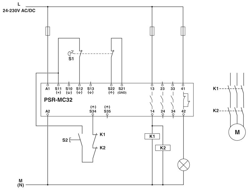 Phoenix contact 2700524 PSR-MC32-3NO-1NC-24-230UC-SC Реле безопасности