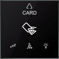 Schneider Electric LSSMKH03RS ОБРАЗЕЦ Стеклянный сенсорный карточный выключатель GTP, 3 кнопки, RFID