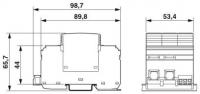 Phoenix contact 2910370 VAL-US-240D/40/3+0-FM Устройство защиты от перенапряжений, тип 2