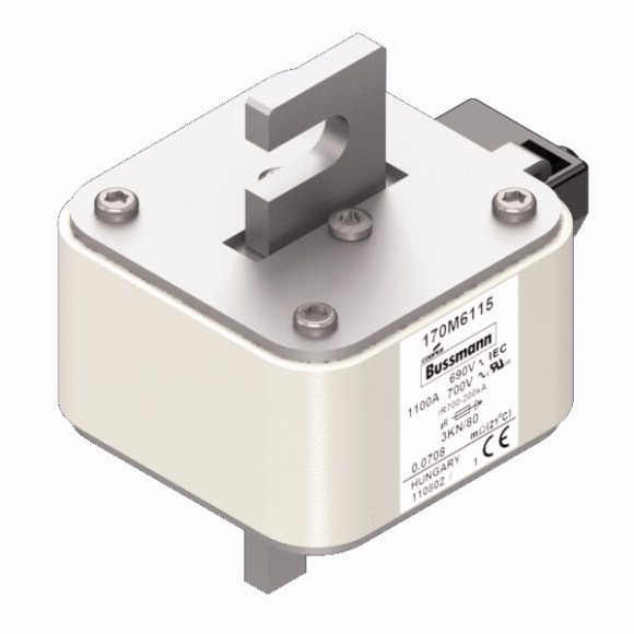 170M6115 Быстрый предохранитель 1100A 690V 3KN/80 AR UC