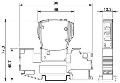 Phoenix contact 2800858 CB TM1 1A F1 P Термомагнитный защитный выключатель