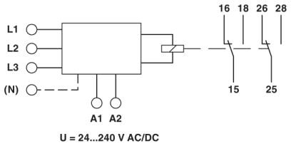 Phoenix contact 2866064 EMD-FL-3V-400 Контрольное реле