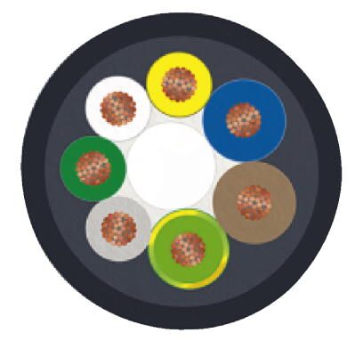 Phoenix contact 1503328 SACB- 4X0,34/ 3X0,75-50,0 PUR Бухта магистрального кабеля