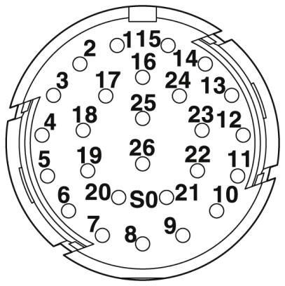 Phoenix contact 1590354 HC-26S1N1280DU Кабельный соединитель