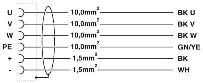 Phoenix contact 1620321 K-5E - OE/010-C06/M40 F8 Кабельный штекер, пластиковая заливка