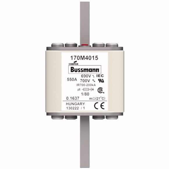 170M4015 Быстрый предохранитель 550A 690V 1/80 AR UC