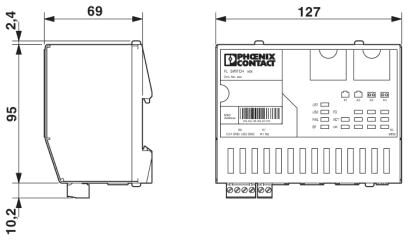 Phoenix contact 2700692 FL SWITCH IRT TX 3POF Промышленный коммутатор