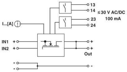 Phoenix contact 2320173 QUINT-ORING/24DC/2X10/1X20 Резервный модуль, с защитным покрытием