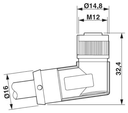 Phoenix contact 1407336 SAC-5P-10,0-28R/FR SCO RAIL Кабель для датчика / исполнительного элемента