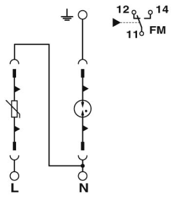 Phoenix contact 2910349 VAL-US-120/40/1+1-FM Устройство защиты от перенапряжений, тип 2