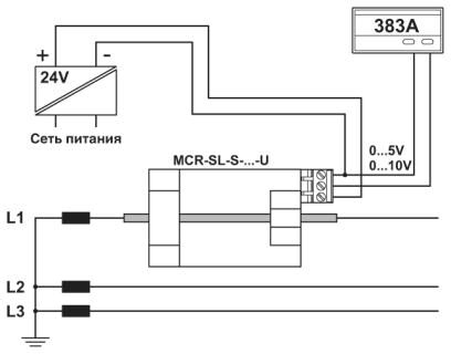 Phoenix contact 2813460 MCR-SL-S-200-U Измерительный преобразователь тока