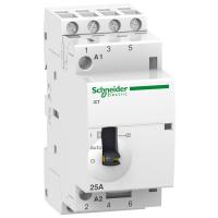 Schneider Electric A9C21834 МОДУЛЬНЫЙ КОНТАКТОР С РУЧНЫМ УПРАВЛЕНИЕМ iCT25A 4Н