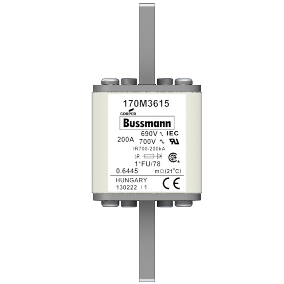 170M3616 Быстрый предохранитель 250A 690V 1*FU/78 AR UC