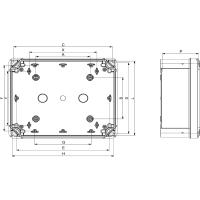 Schneider Electric NSYTBS241910H ПЛАСТ.КОРОБКА ABS 241x194x107