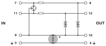 Phoenix contact 2856074 PT 2X1-12DC-ST Штекерный модуль для защиты от перенапр-й