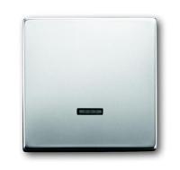 Клавиша для светорегулятора 6550 U-10x, 6560 U-101, 6593 U, 6526 U реле 6401 U-10x, 6402 U, серия pure/сталь