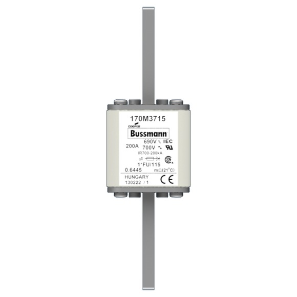 170M3715 Быстрый предохранитель 200A 690V 1*FU/115 AR UC
