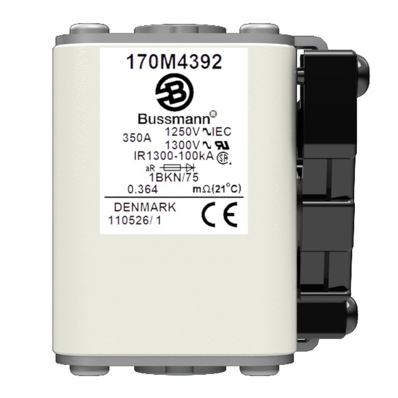 170M4392 Быстрый предохранитель 350A 1250V 1BKN/75 AR CU