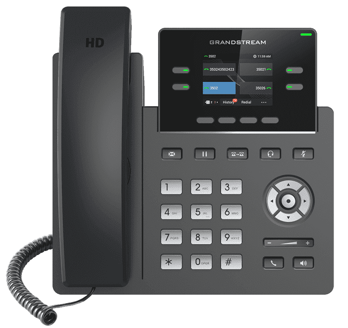 Grandstream GRP2612P - стационарный IP-телефон с PoE