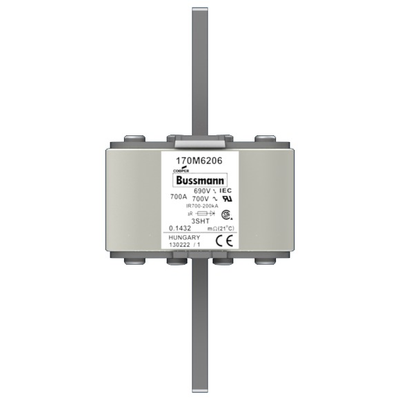 170M6206 Быстрый предохранитель 700A 690V 3SHT AR UC
