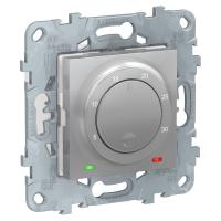 Schneider Electric NU550130 UNICA NEW термостат электронный, 8А, встроенный термодатчик, алюминий