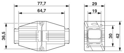 Phoenix contact 1405183 VS-PPC-J-1-RJ45-MNBK Кабельный разъем RJ45