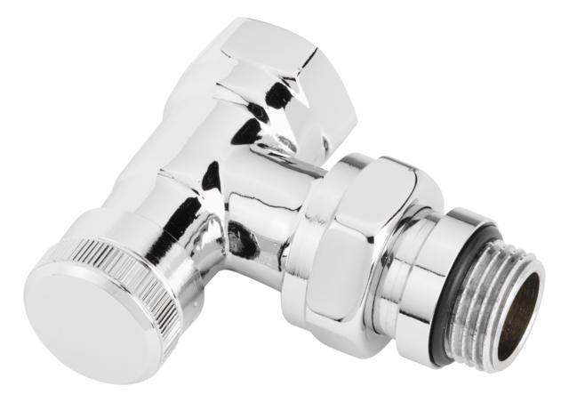 003L0273 Запорно-присоединительный клапан Danfoss RLV-CX 15 A Ду=15 угловой хромированный