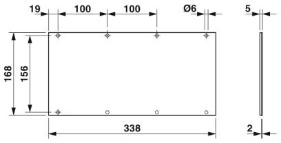 Phoenix contact 1415244 MD-IN-0-SZP-S Опорная пластина