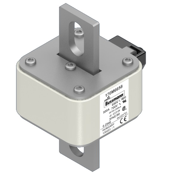 170M6658 Быстрый предохранитель 500A 690V 3FKE/90 AR UC