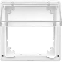 Schneider Electric MTN516919 MERTEN Aquadesign ПРОМЕЖУТ. КОЛЬЦО с прозрач. крышкой, ПОЛ.БЕЛЫЙ