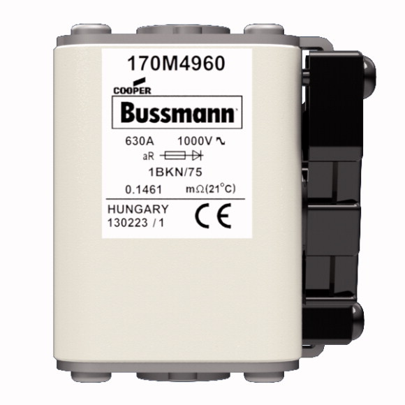 170M4960 Быстрый предохранитель 630A 1000V 1BKN/75 AR