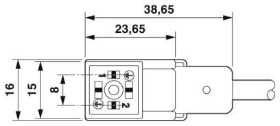 Phoenix contact 1401465 SAC-3P-10,0-PUR/C-1L-R-ES Кабель для датчика / исполнительного элемента
