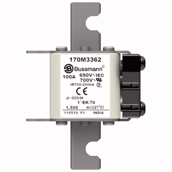 170M3362 Быстрый предохранитель 100A 690V 1*EK/76 AR UC