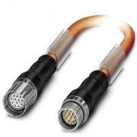 Phoenix contact 1619291 K-12-M23 M9/010-E00/M23 F8-N2 Штекерный разъем, пластиковая заливка с обеих сторон