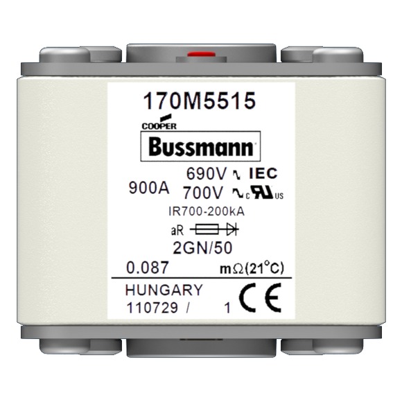 170M5515 Быстрый предохранитель 900A 690V 2GN/50 AR UC