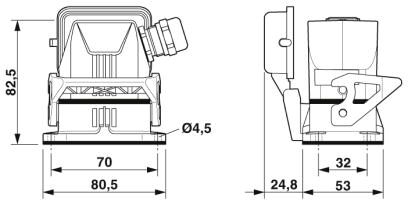 Phoenix contact 1416353 HC-STA-B06PT-BWSC-LS-M20-ELCAL Комплект вставных соединителей