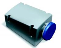 ABB 2CMA168388R1000 Розетка для монтажа на поверхность с подключением шлейфа 216RL6 16A, 2P+E, IP44, 6ч