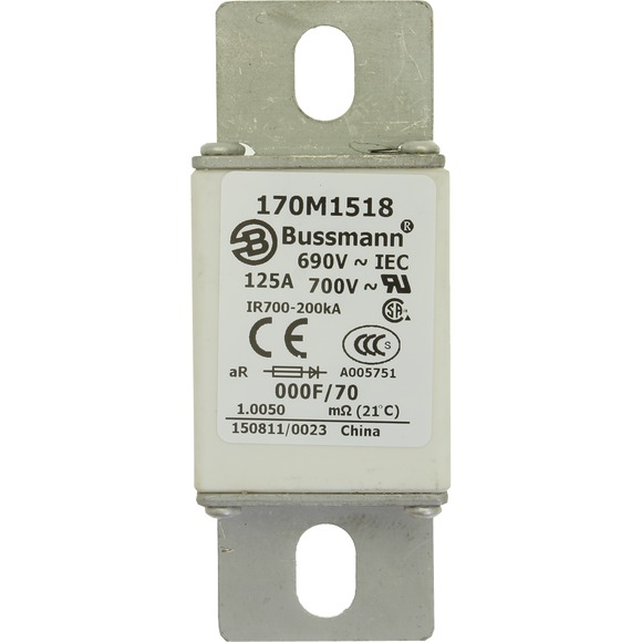 170M1534 Быстрый предохранитель 110A 660V 000F/70 AR